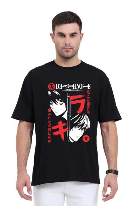 Death Note Inspired Oversized T-Shirt: Write Your Own Destiny in Style! - Image 3