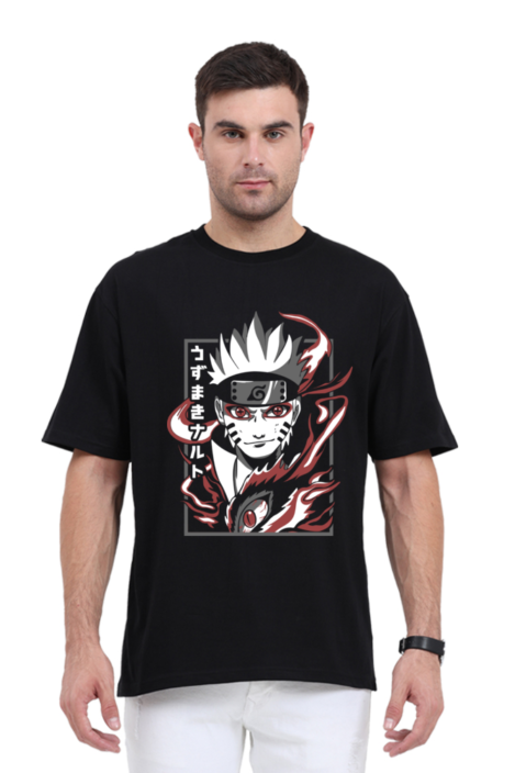 Naruto Oversized T-Shirt: Channel the Spirit of the Hidden Leaf Village in Style - Image 3