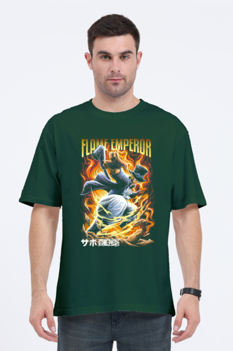 Flame Emperor Oversized T-Shirt - Image 2