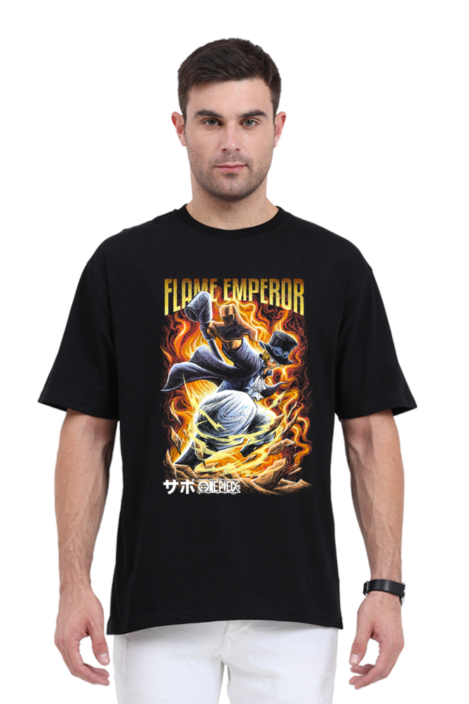 Flame Emperor Oversized T-Shirt - Image 4