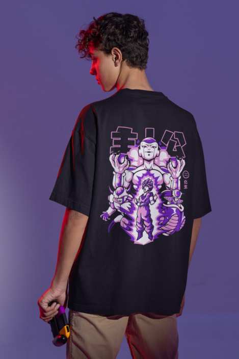 Frieza Oversized T-Shirt: Embrace the Cold Fury of a Galactic Emperor and Dominate in Style