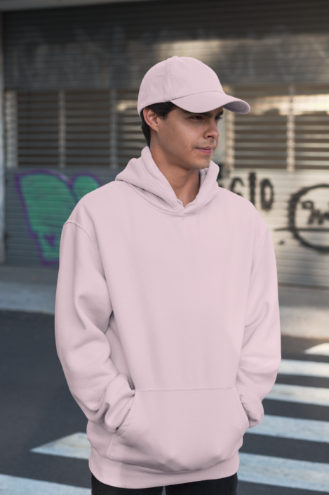 Oversized Hoodie Baby Pink